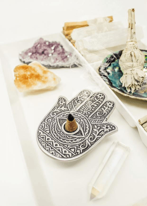 Hamsa Hand Incense Burner - SpiritualClout