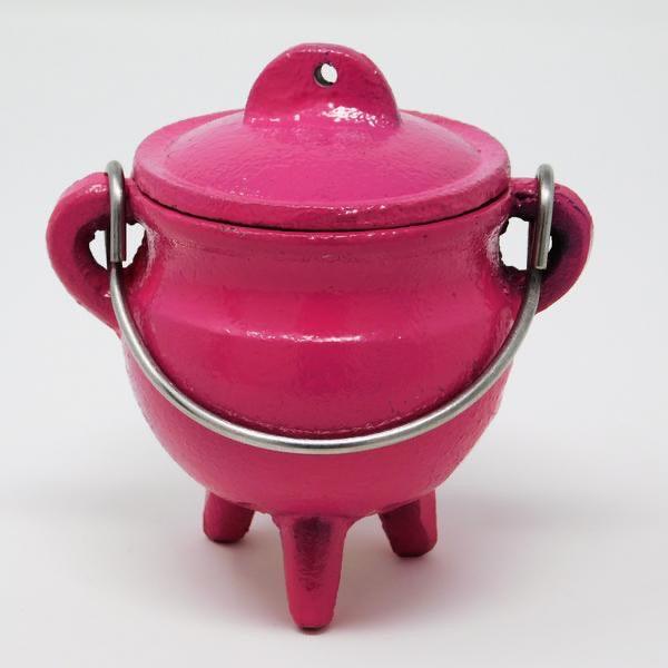 Pink Cast Iron Cauldron - SpiritualClout