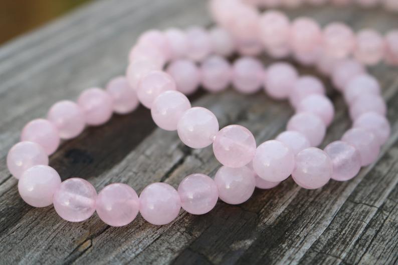 Rose Quartz 8mm Stone Bracelet - SpiritualClout